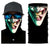 3D Ghost Skull Bandana Neck Gaiter Head Shield Summer Hiking Scarves Tube Balaclava Scarves Breathable Sun Guard Headband Scarf