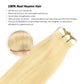50G/set 20Pcs Tape in Hair Extensions Human Hair Straight 613# Invisible PU Skin Weft Hair Extensions for Women 18inch 22inch