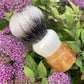 YAQI Ever-Helpful Two Band Badger Hair Mens Wet Shaving Brush Facial Beard Cleaning Shave Tool