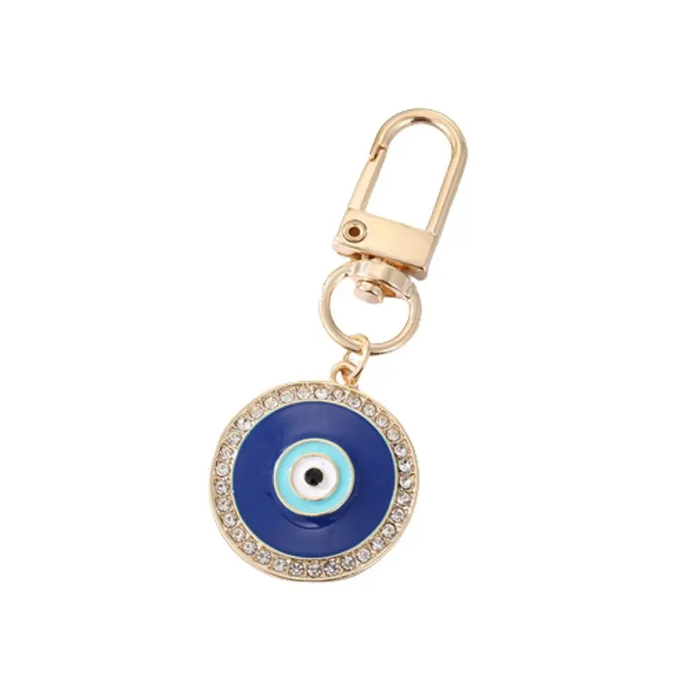 Car Accessories DIY Trinkets Ornaments Key Ring Holder Evil Eye Keychain Blue Eye Key Chain Hamsa Hand Keyring Car Keyring