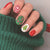 24pcs New Christmas False Nails Christmas Red Gift Box Pattern Design Fake Nail Tips for Girl Cute Short Coffin Press on Nails