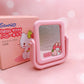 Anime Accessories Kawaii My Melody Cinnamoroll Pom Pom Purin Rotating Mirror Cartoon Desktop Ornament Decoration Dressing Mirror