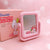 Anime Accessories Kawaii My Melody Cinnamoroll Pom Pom Purin Rotating Mirror Cartoon Desktop Ornament Decoration Dressing Mirror