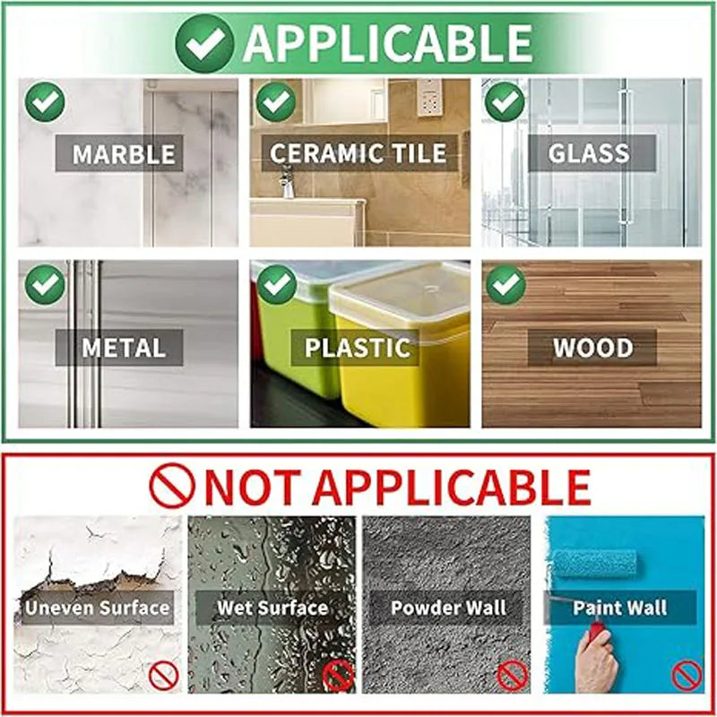 High Viscosity Transparent Nano Double-sided Tape Home Appliances Waterproof Adhesives Washable Reusable Traceless Wall Sticker