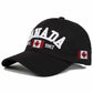 Canada Caps Men Women  Summer Fashion Dad Hat Snapback Flag Letter Embroidery Black White Baseball Cap Women Gorras Hombre