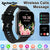 Hot Multi-Sport Mode Smartwatch, Sedentary Reminder, Weather Forecast, Message Notification, Compatible with Android & iPhones