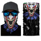 3D Ghost Skull Bandana Neck Gaiter Head Shield Summer Hiking Scarves Tube Balaclava Scarves Breathable Sun Guard Headband Scarf
