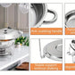 4 Pack Chafing Dish Buffet Set, Stainless Steel Food Warmer Kit with Lids Water Pan Fuel Holders Restaurant Catering Weddings