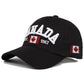 Canada Caps Men Women  Summer Fashion Dad Hat Snapback Flag Letter Embroidery Black White Baseball Cap Women Gorras Hombre