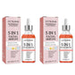 Jaysuing 5 In 1 Hyaluronic Acid Face Serum 30ml Moisturizing Vitamin C Collagen Lightning Facial Serum Shrink Pores Skin Care