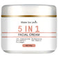 5-in-1 Facial Cream - Moisturizing and Moisturizing and Moisturizing Cream Contains Hyaluronic Acid, Retinol, Collagen, Vitamin C and E, Suitable for All Skin Types, Unscented, Firming and Moisturizing