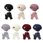 2PCS/Set Gift Warm Women Hats Gloves Set Soft Ear Protection Winter Warm Mitten Windproof Plush Beanie Cap for Men Women