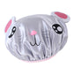 Double-layer children's cartoon waterproof shower cap Double-layer Children Cartoon Waterproof Shower Cap Cute Baby Bath Cap