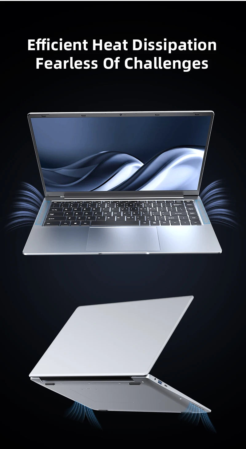 14.1 inch Laptop Computer Portable Windows 11 Intel Core i7-7500U Notebook 12GB RAM 1TB 2TB SSD Office Study Laptops