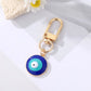 Car Accessories DIY Trinkets Ornaments Key Ring Holder Evil Eye Keychain Blue Eye Key Chain Hamsa Hand Keyring Car Keyring