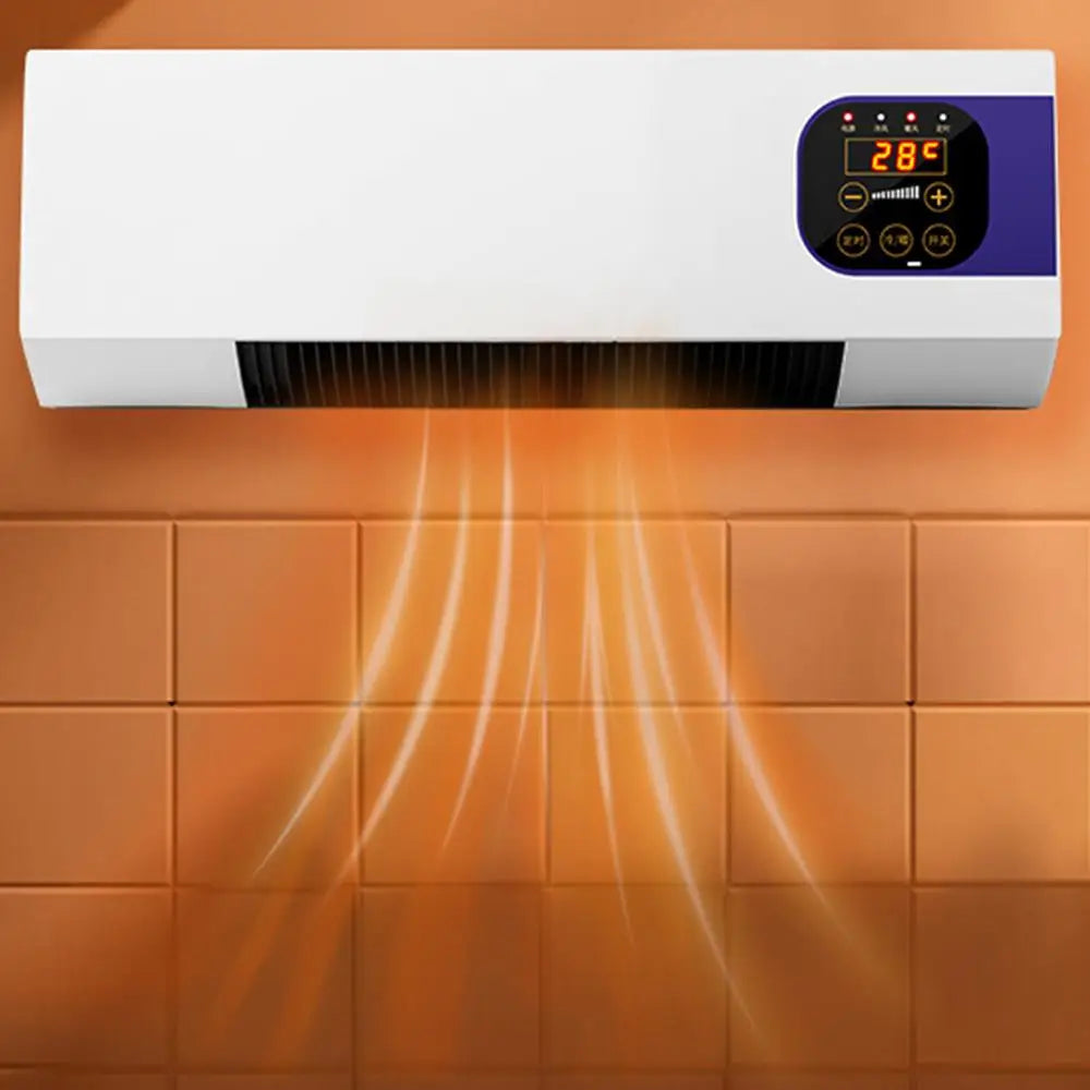 Home Air Conditioner For Bedroom 2000W Air Conditioners For Wall With Remote Control Winter Warmer Temperature Adjustable
