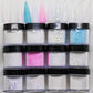 10ml*10Jar Nude Nail Acrylic Powder Set All Seasons Skin Tones Nude Neutral Nail Acrylic for 3D Carving/French Nail Extension&*&