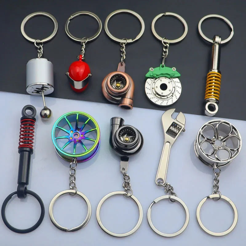 Creative car modification model accessories keychain