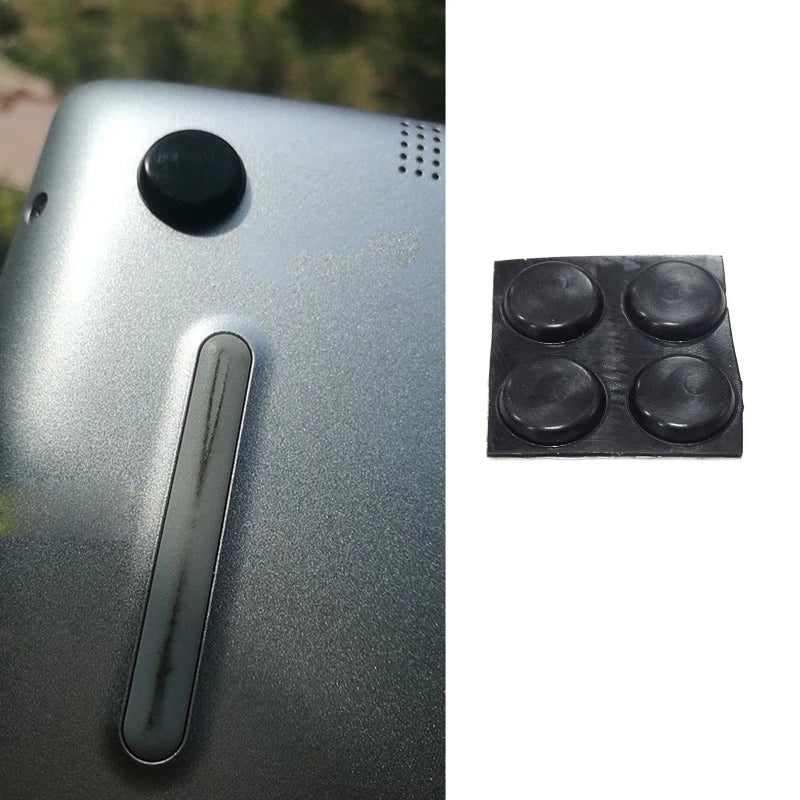 4Pcs Laptop Cooling Stand Heat Reduction Pad For PC Laptop Soft Silicone Feet