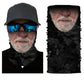 3D Ghost Skull Bandana Neck Gaiter Head Shield Summer Hiking Scarves Tube Balaclava Scarves Breathable Sun Guard Headband Scarf