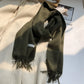 100% Pure Wool Fashion Tassels Women Scarf  Warm Cashmere Shawl Female Stylish Australian Wool Wrap Winter Knitted Neck Scarf