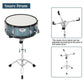 MCH Full Size Adult Drum Set 5Piece Black with Bass Drum two Tom Drum Snare Drum Floor Tom 16 Ride Cymbal 14 Hihat Cymbals Stoo