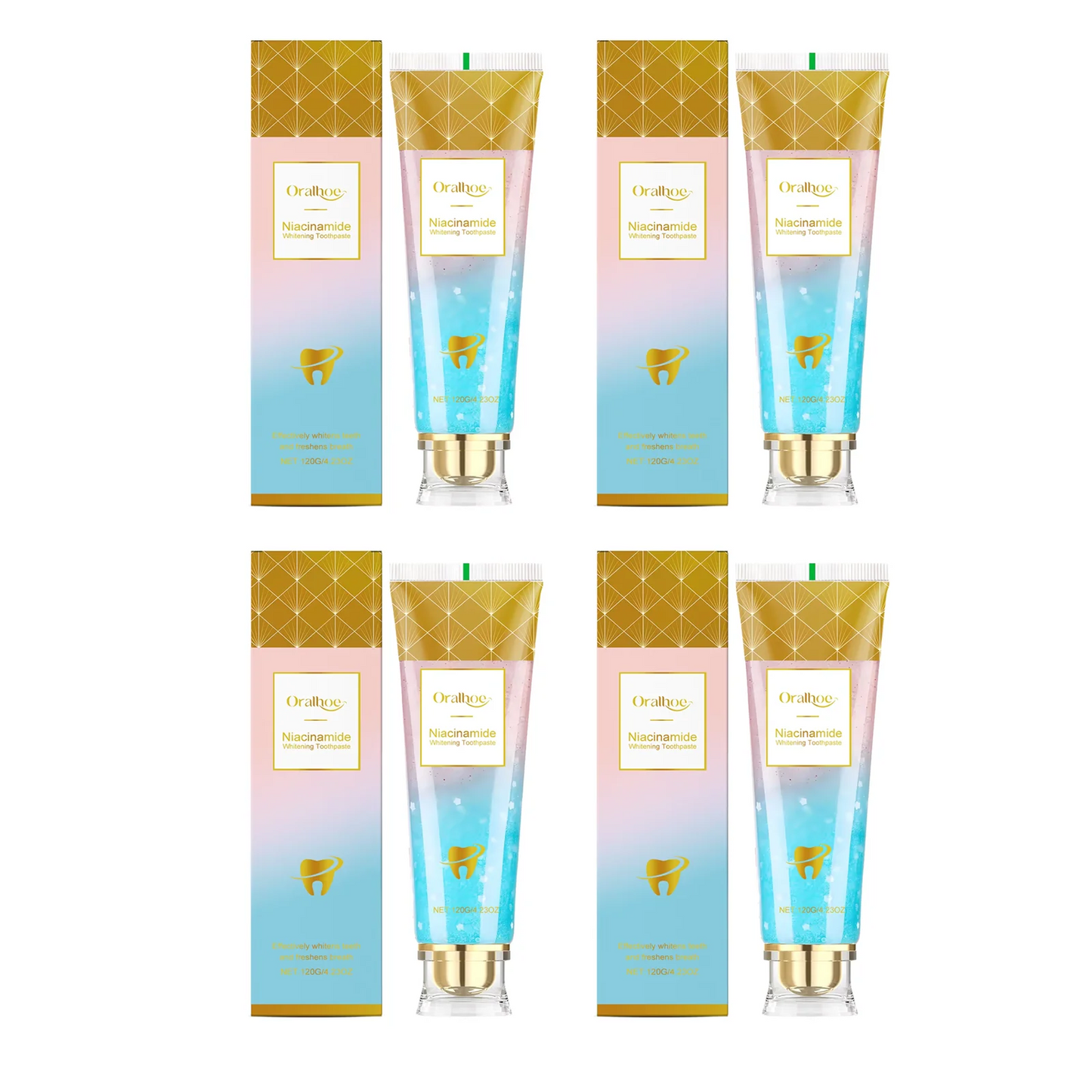 Niacinamide Whitening Toothpaste Remove Yellow Teeth Smoke Stains Improve Oral Smell Breath Fresh Tooth Bleaching Care Product