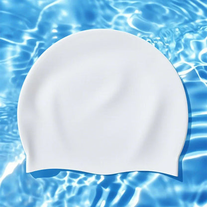 Swimming Caps for Men and Women Waterproof Head Big Head Circumference Long Hair Special Comfortable Silicone Ear Protectors