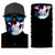 3D Ghost Skull Bandana Neck Gaiter Head Shield Summer Hiking Scarves Tube Balaclava Scarves Breathable Sun Guard Headband Scarf