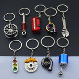 Creative car modification model accessories keychain