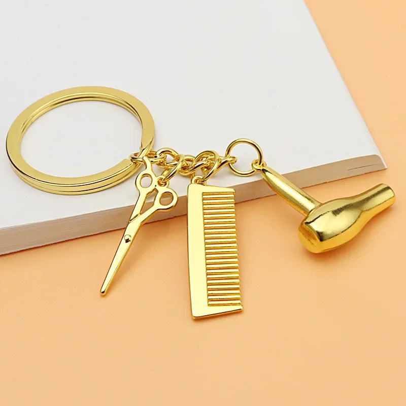 Creative car modification model accessories keychain