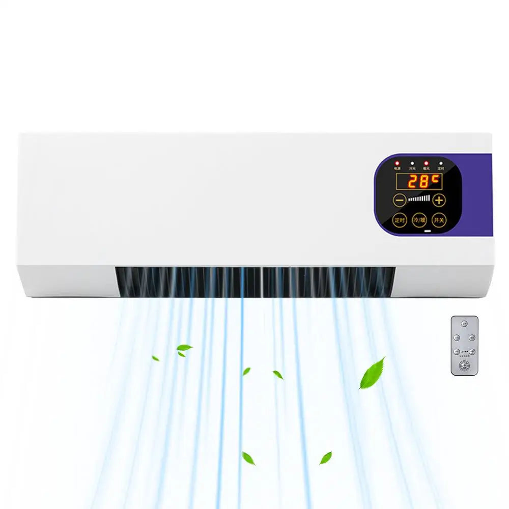 Home Air Conditioner For Bedroom 2000W Air Conditioners For Wall With Remote Control Winter Warmer Temperature Adjustable