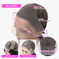 180% Density Body Wave Lace Front Human Hair Wig 13x6 HD Transparent Human Hair Wig Pre Pluck For Women Natural Black Color Wig