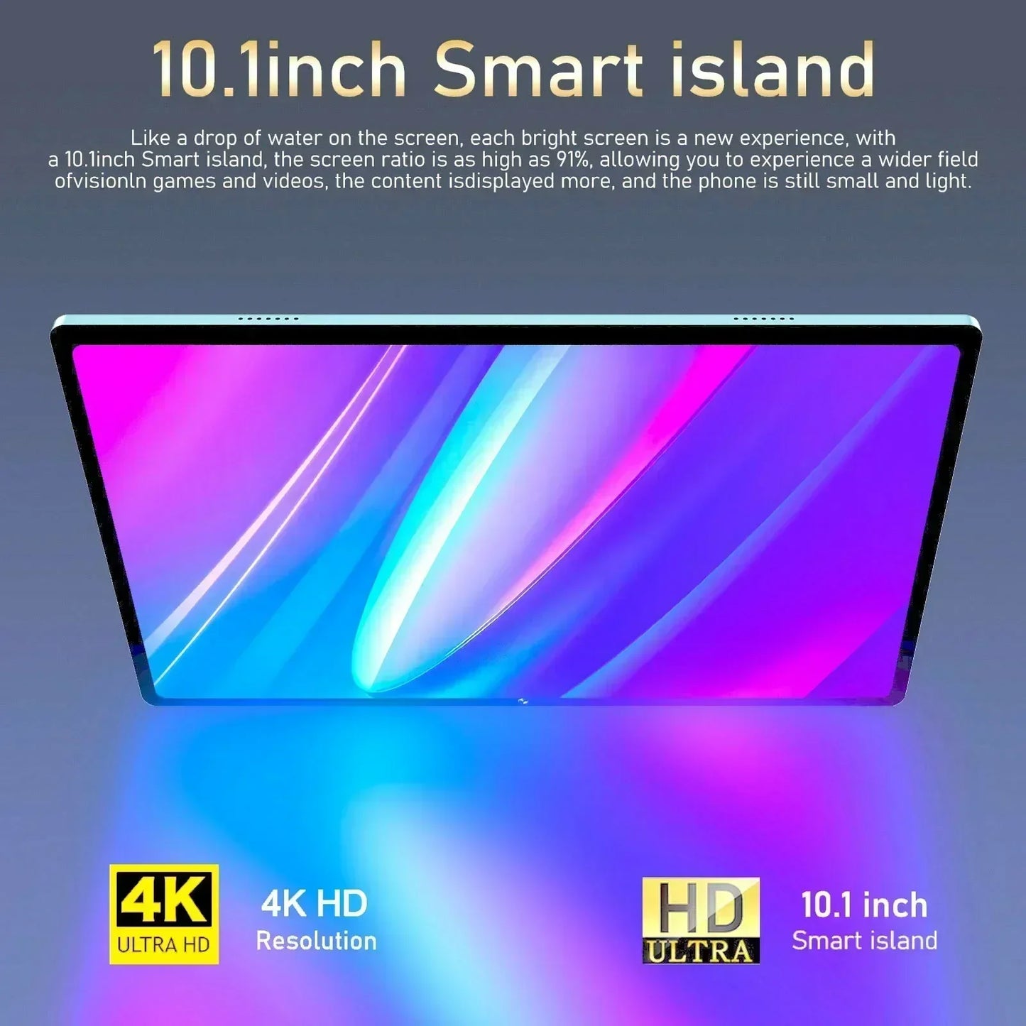 Original Pad 9 Pro Tablet 10.1 inch 16GB+1024GB Android 13 Snapdragon 8gen2 Global 10000mah 5G Dual SIM WIFI  HD Screen