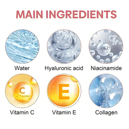 5-in-1 Facial Cream - Moisturizing and Moisturizing and Moisturizing Cream Contains Hyaluronic Acid, Retinol, Collagen, Vitamin C and E, Suitable for All Skin Types, Unscented, Firming and Moisturizing