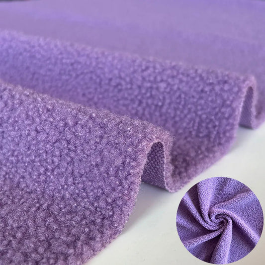 160cmx100cm Thicken Warmth Faux Lamb Wool Fabric Coral Fleece Plush Doll Slight Elasticity Sewing Lining Coat Apparels Accessory