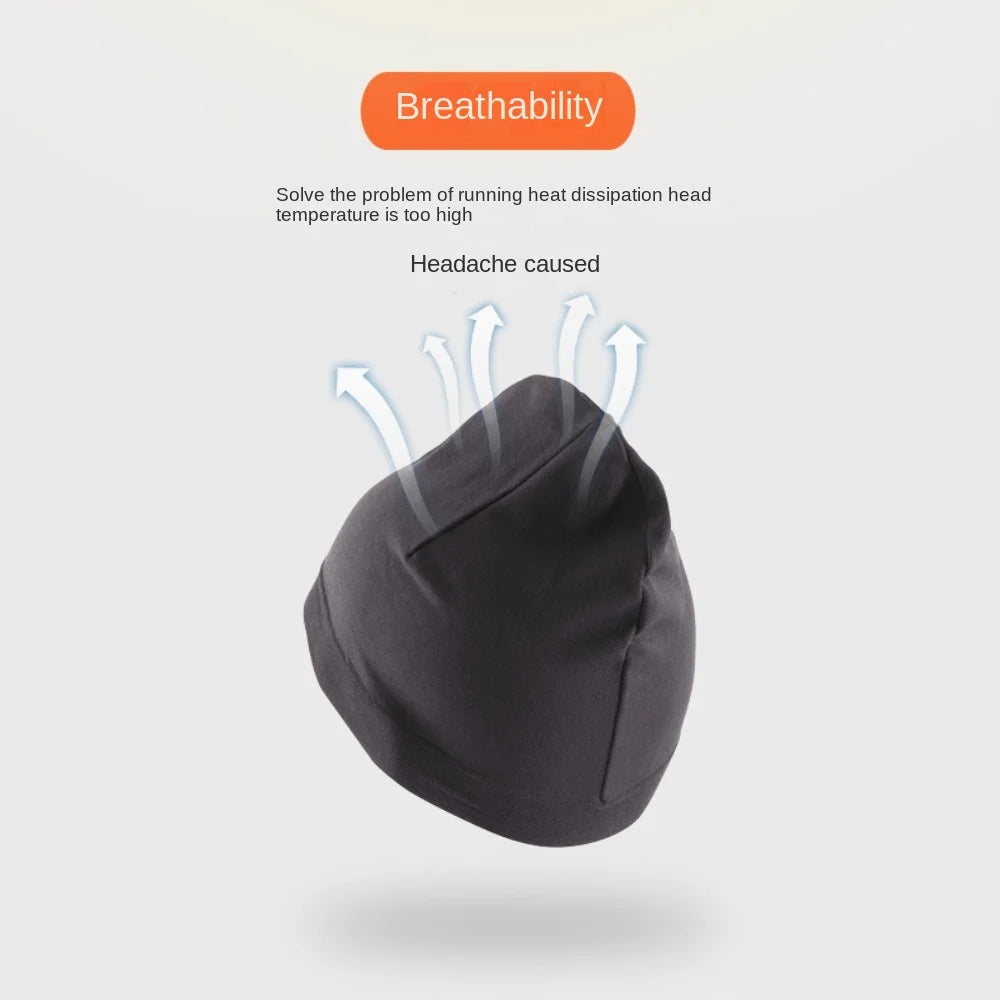 Skullcaps Winter Running Hats Comfortable Solid Color Windproof Sport Cap Running Winter Quick Drying Soft Sport Bonnet Fishing