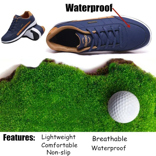 2024 New Golf Shoes Light Men's Casual Sports Shoes Breathable Waterproof Anti-slip Shoes Outdoor Men's Size 38-48