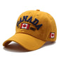 Canada Caps Men Women  Summer Fashion Dad Hat Snapback Flag Letter Embroidery Black White Baseball Cap Women Gorras Hombre