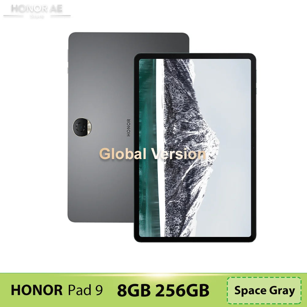 HONOR Pad 9 Tablet 12.1inches Screen Snapdragon 6 Gen 1 13MP Rear Camera 8300mAh Battery BT5.1 Eight speakers Global Version