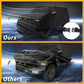 Uxcell Car Cover All Weather for Jeep Wrangler 4Dr Black 190T-Pu with Left Zipper