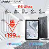 [World Premeire] HOTWAV R6 Ultra Rugged Tablet 10.4'' FHD+ 2K Display Android 13 15600mAh Battery Pad 16GB 256GB Tablet PC