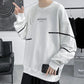 T Shirts for Men Streetwear Tops Baggy Aesthetic Male Clothes Hip Hop Stripe Regular Fit Cotton Designer Quotes Harajuku Fashion