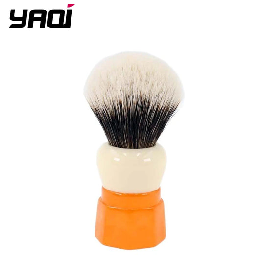 YAQI Ever-Helpful Two Band Badger Hair Mens Wet Shaving Brush Facial Beard Cleaning Shave Tool