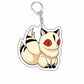 Anime Inuyasha Cartoon Keychain Pendant Higurashi Kagome Kikyou Sesshoumaru Keyring Bag Tag Cos Accessories