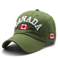 Canada Caps Men Women  Summer Fashion Dad Hat Snapback Flag Letter Embroidery Black White Baseball Cap Women Gorras Hombre