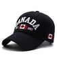 Canada Caps Men Women  Summer Fashion Dad Hat Snapback Flag Letter Embroidery Black White Baseball Cap Women Gorras Hombre