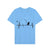 T-shirts for Men Fly Fishing Heartbeat Pulse Print Shirt Funny Short Sleeve T Shirts Summer Tops Tee Mens T Shirt Male Clothes