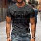 T Shirts for Men Luminous Graphic T Shirts I Paused My Game To Be Here Print T-shirts Gamer Lovers Clothing Hip Hop Streetwear