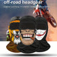 1pc  Face Mask Clown Ghost Skull Mask, Breathable Windproof, UV Sun Dust Protective Full Face Cover For Summer Sprin